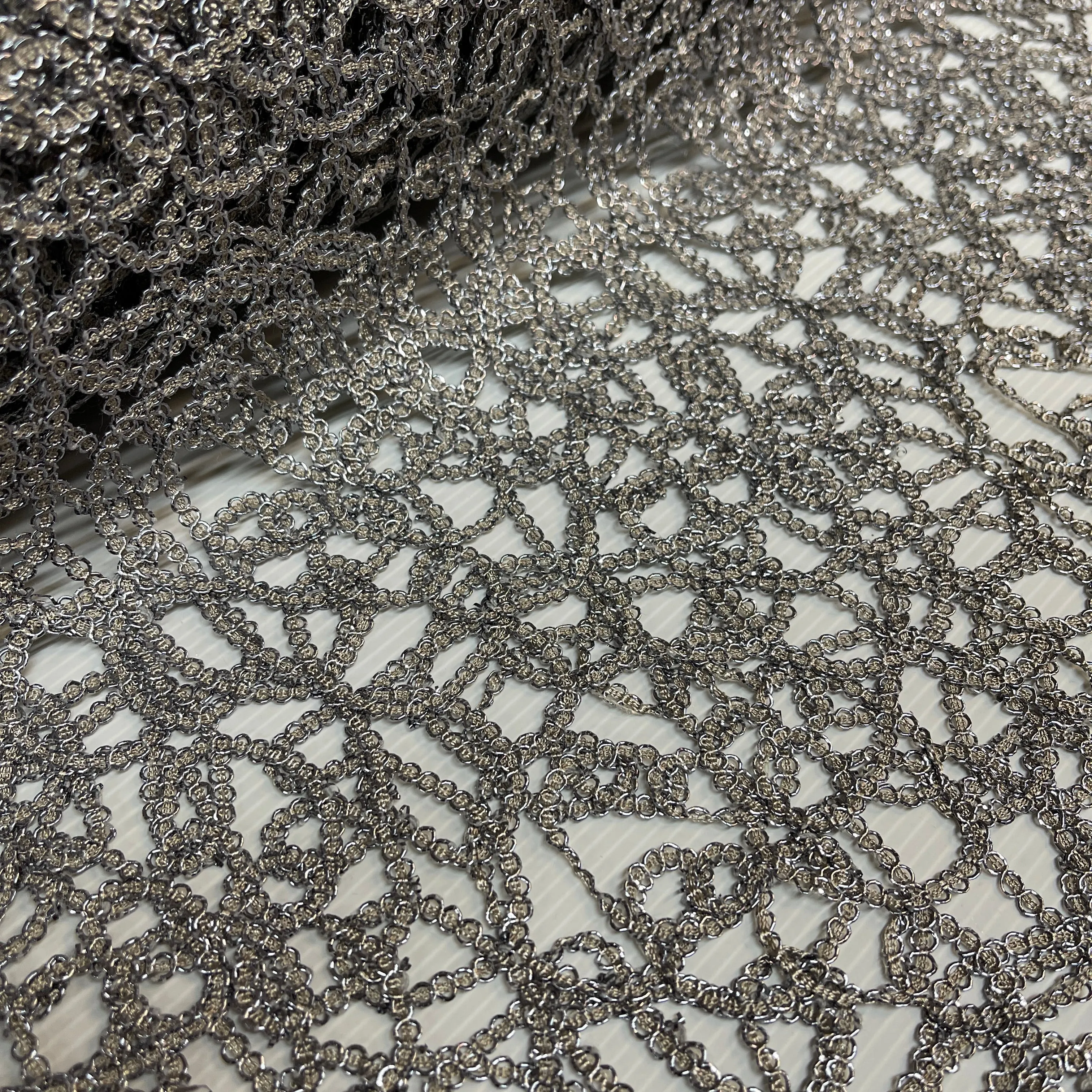 Metallic Wedding Net Mesh lace Dress fabric 50"  Wide M665 Mtex