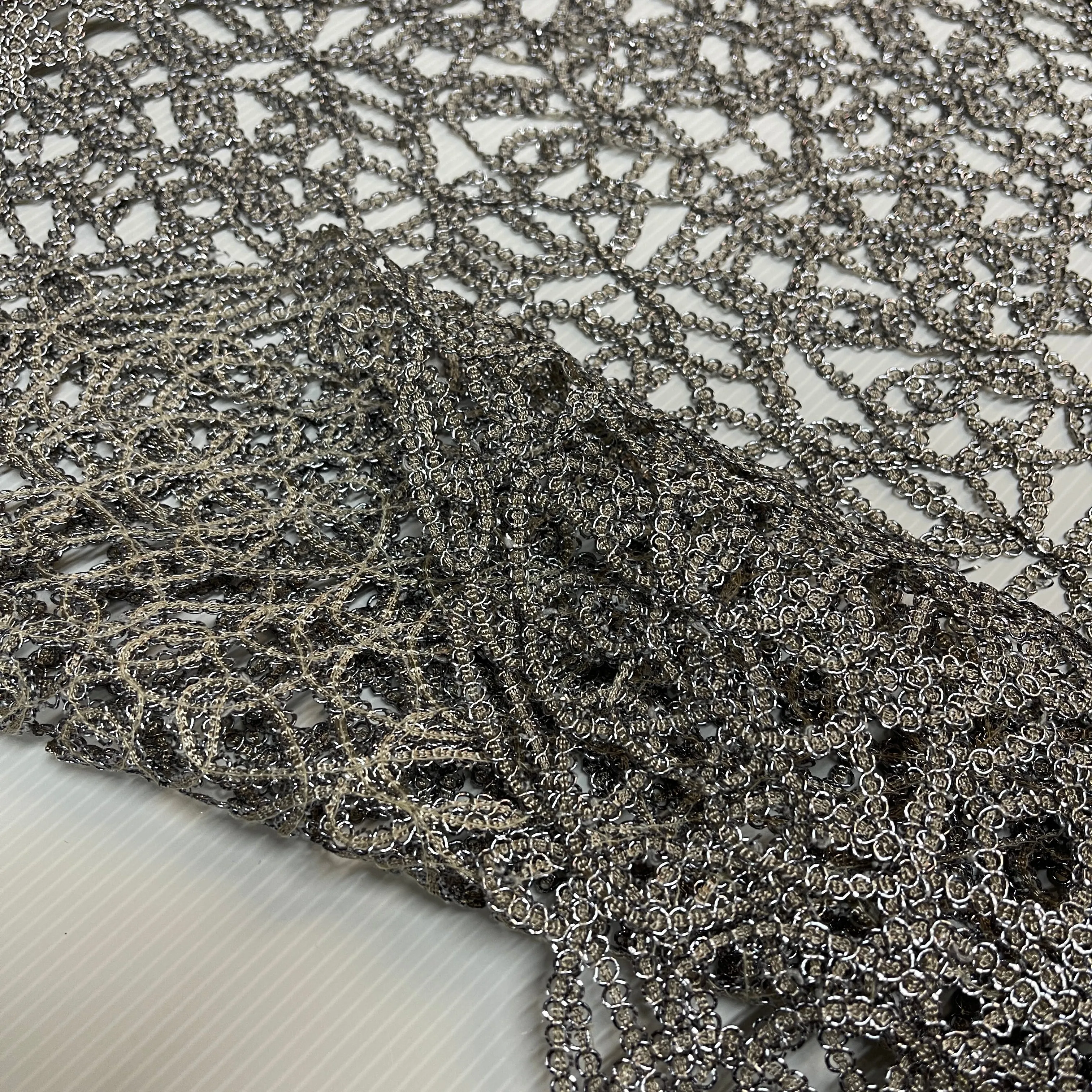 Metallic Wedding Net Mesh lace Dress fabric 50"  Wide M665 Mtex