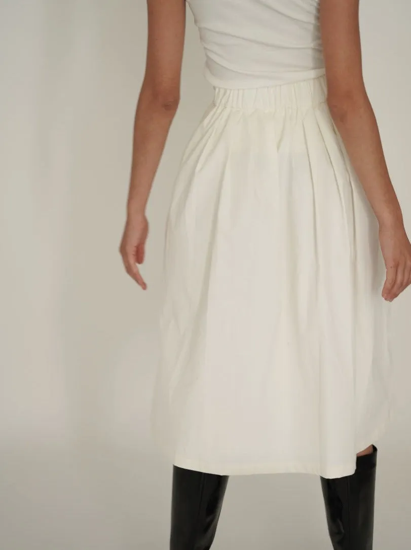 Midi A-Line Skirt