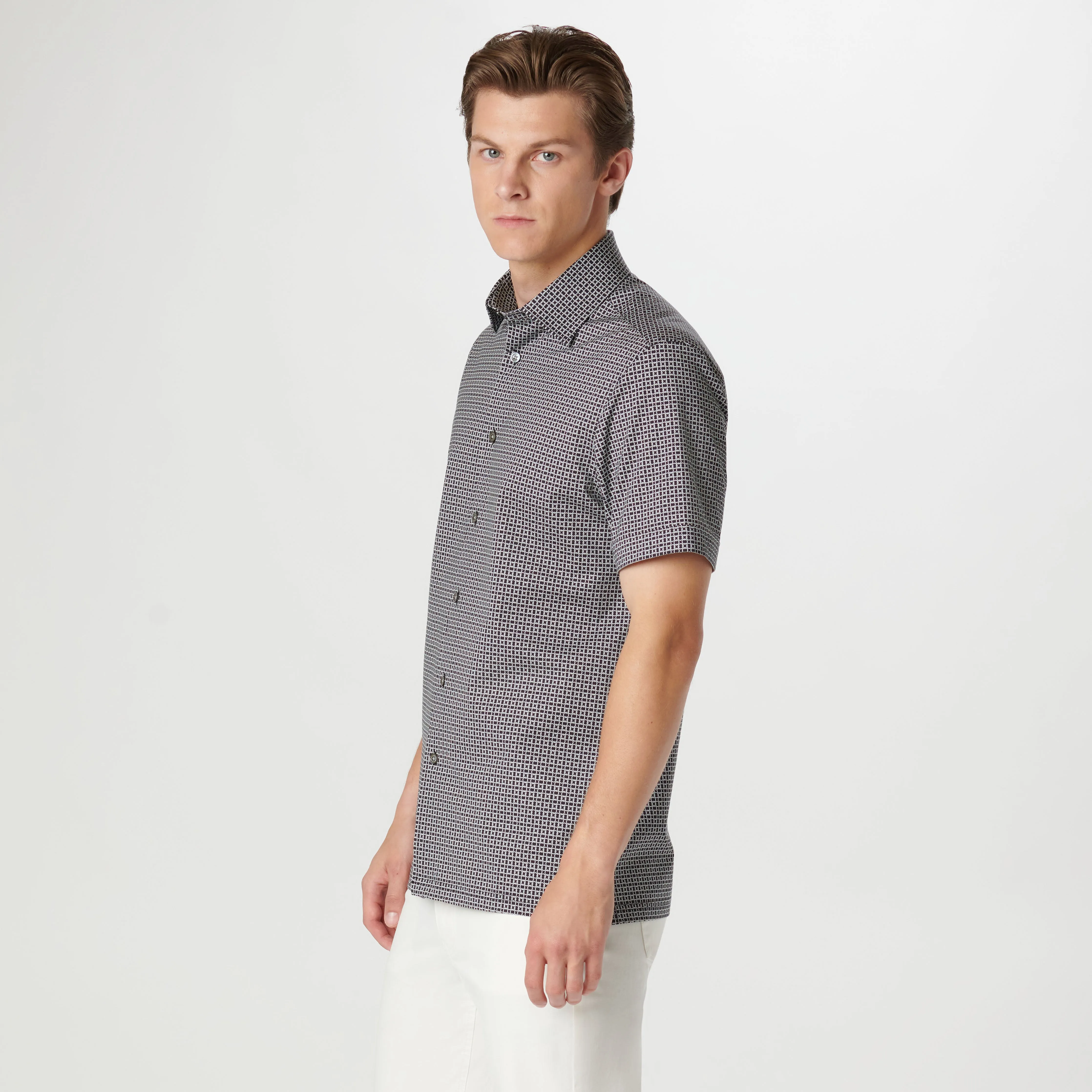 Milo Chain Link OoohCotton Short Sleeve Shirt