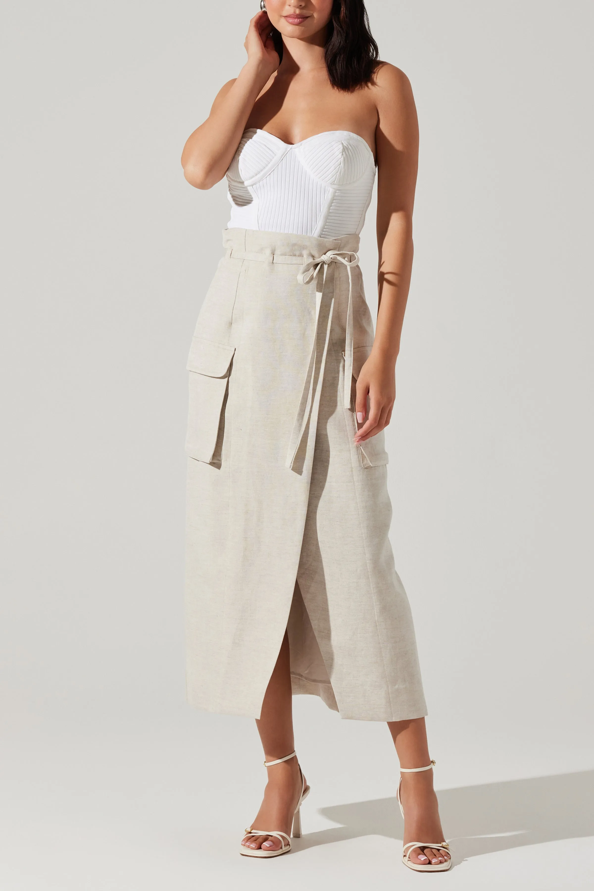 Nara Wrap Cargo Skirt