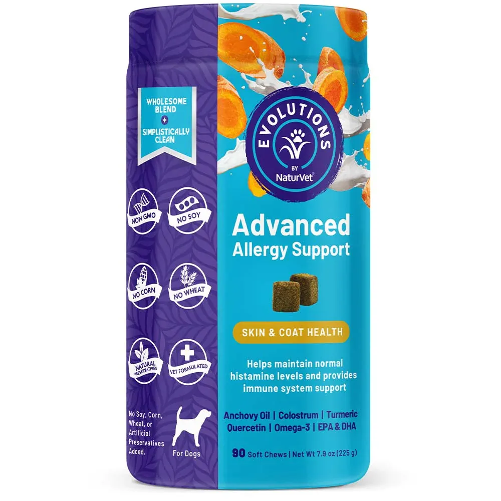 NaturVet Evolutions Advanced Allergy Support (Skin & Coat Health)