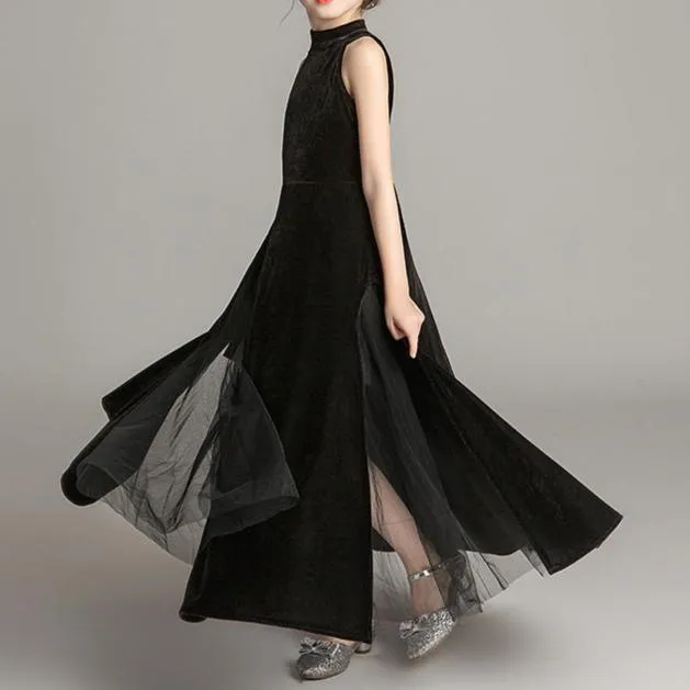 Noble Princess Style Long Dress Perfect Fusion of Comfort and Fashion Flowing Asymmetric Hemline Full of Grace