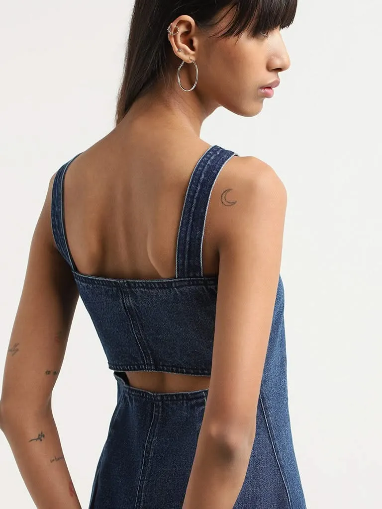 Nuon Blue Denim Dress