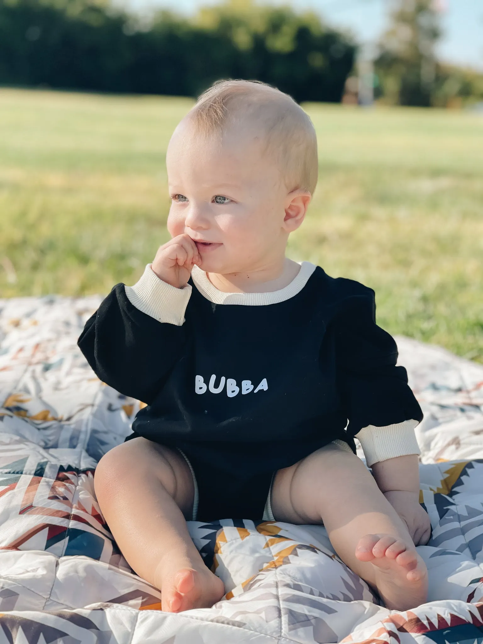 Oversized Sweatshirt Romper | Bubba