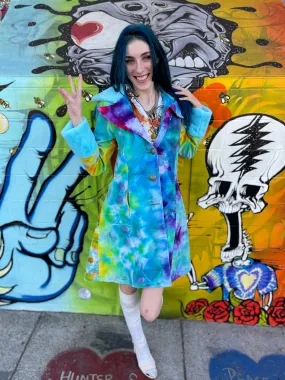 Philine Ladies Tiedye Coat #7 Medium (Corndog)