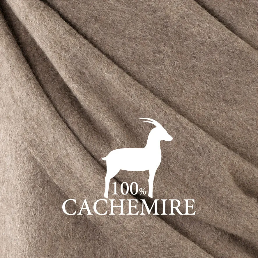 Poncho cachemire - Taupe