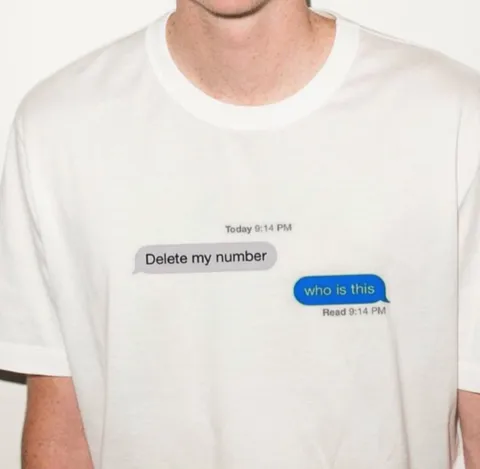 "Delete My Number Who Is This" T-Shirt