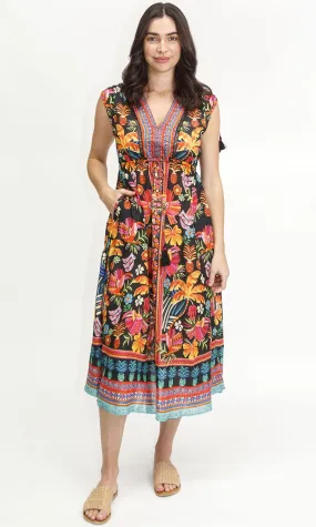 Rayon Modal Midi Dress Brasilia, More Colours