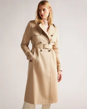 Robbii Showerproof Trench Coat Natural