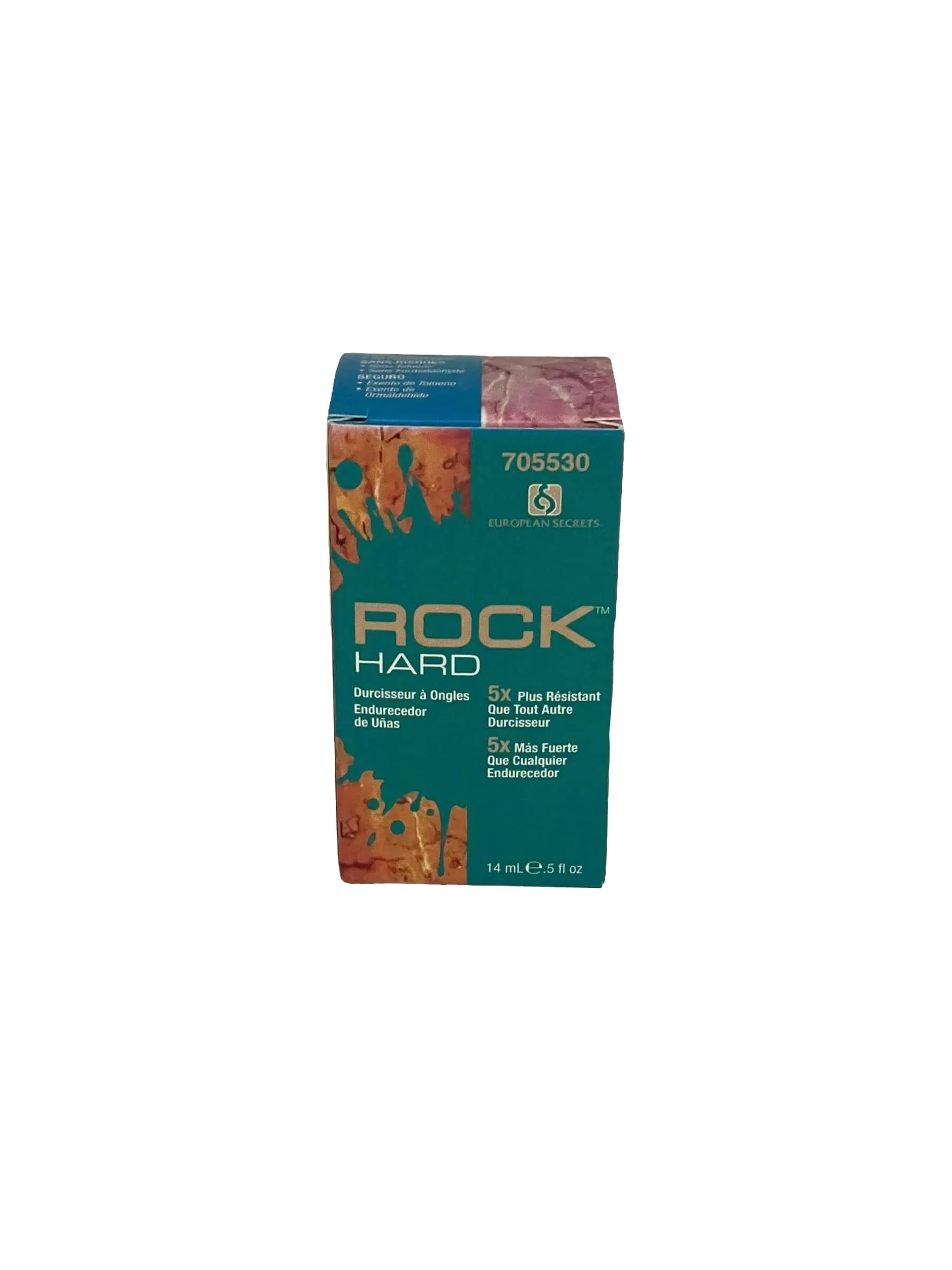 Rock Hard Nail Base Coat 5X Hardener 0.5 oz