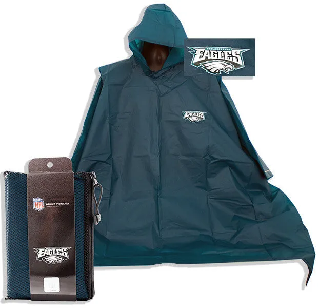 RPPE1 Rain Poncho - Philaadelphia Eagles