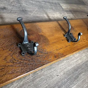 Rustic Handmade Coat Rack - No.s 1 - 5 Double Hangers