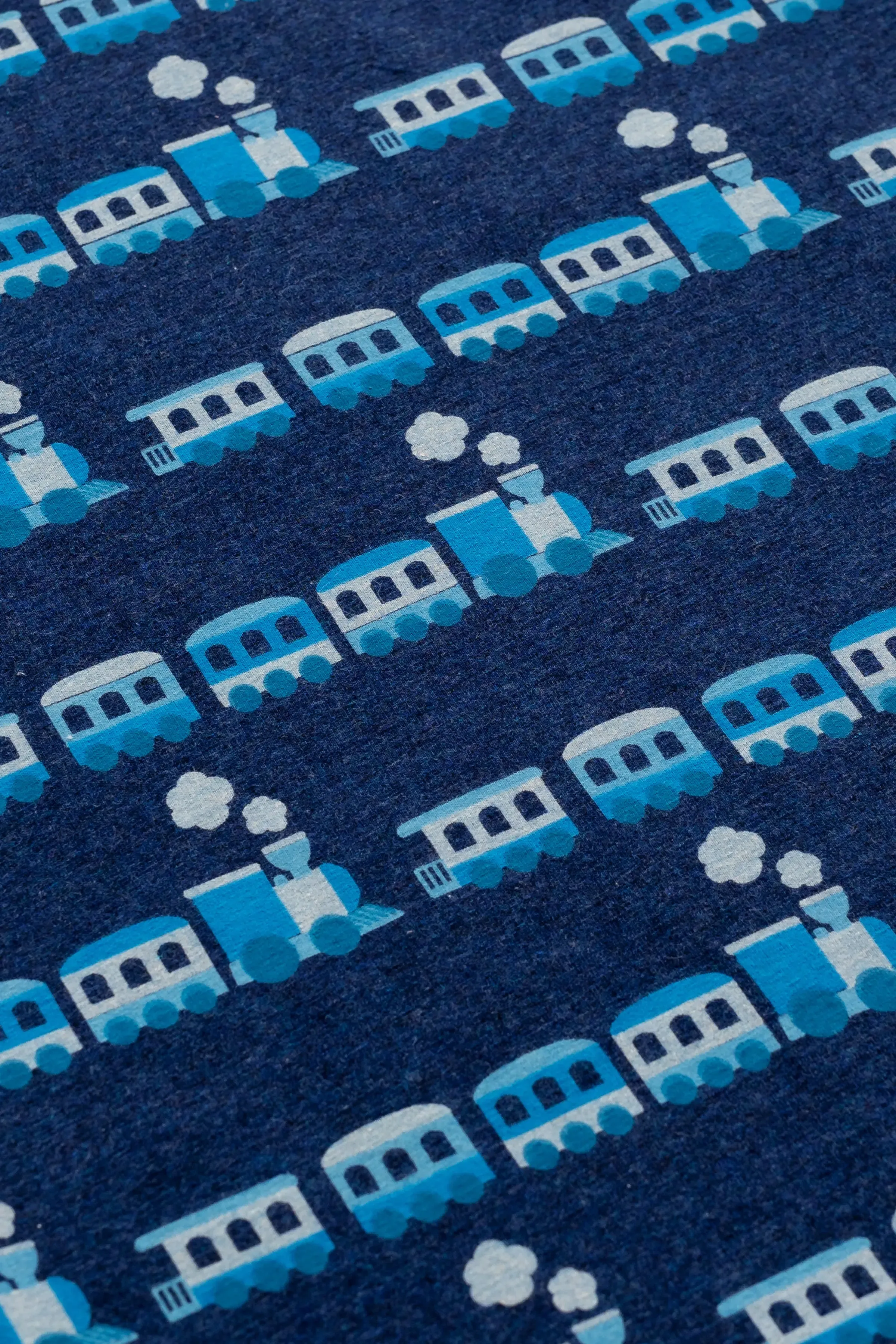 SALE - Always Blanket_Blue Trains