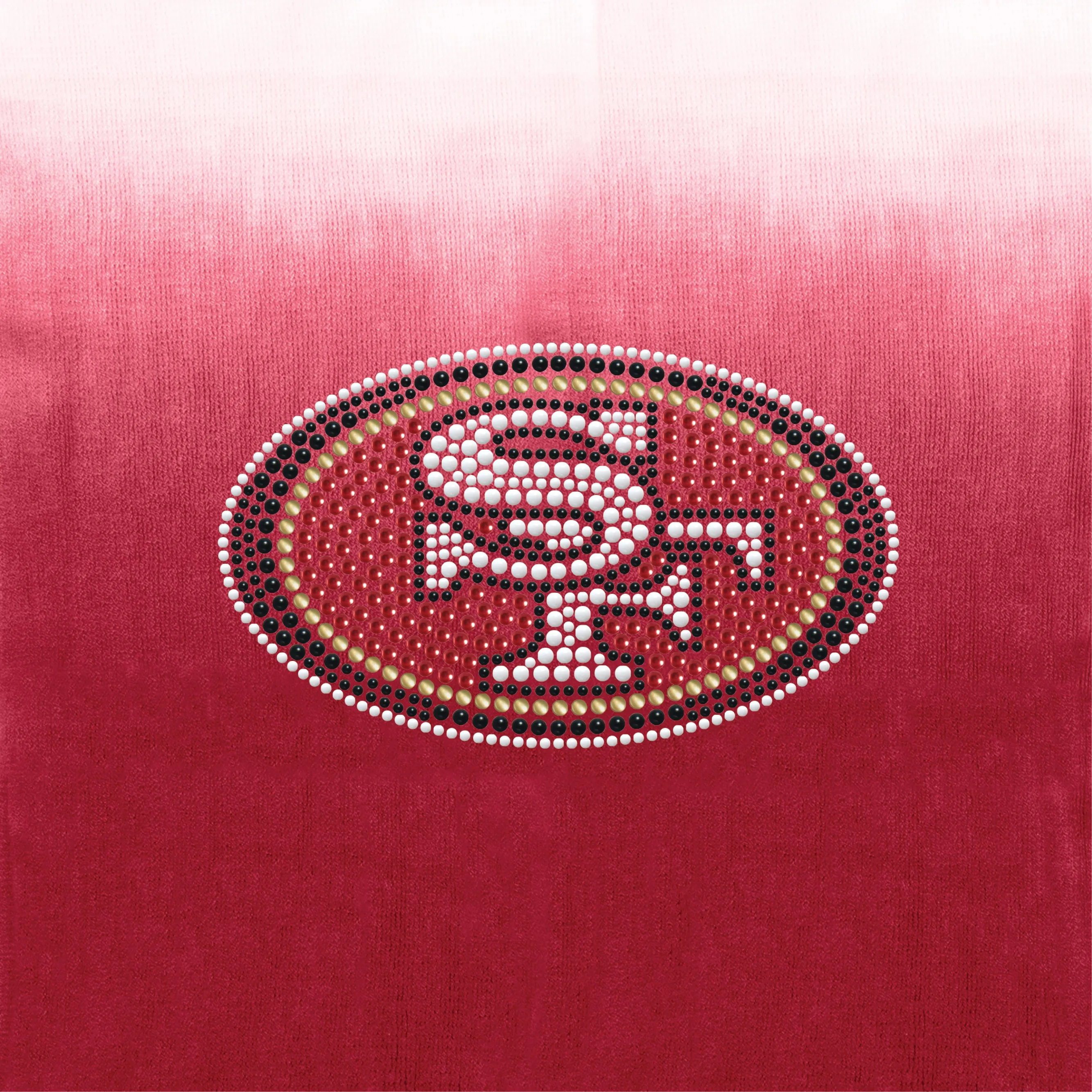 San Francisco 49ers Dip Dye Poncho