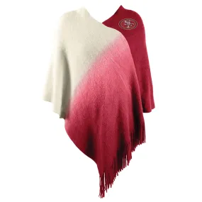 San Francisco 49ers Dip Dye Poncho