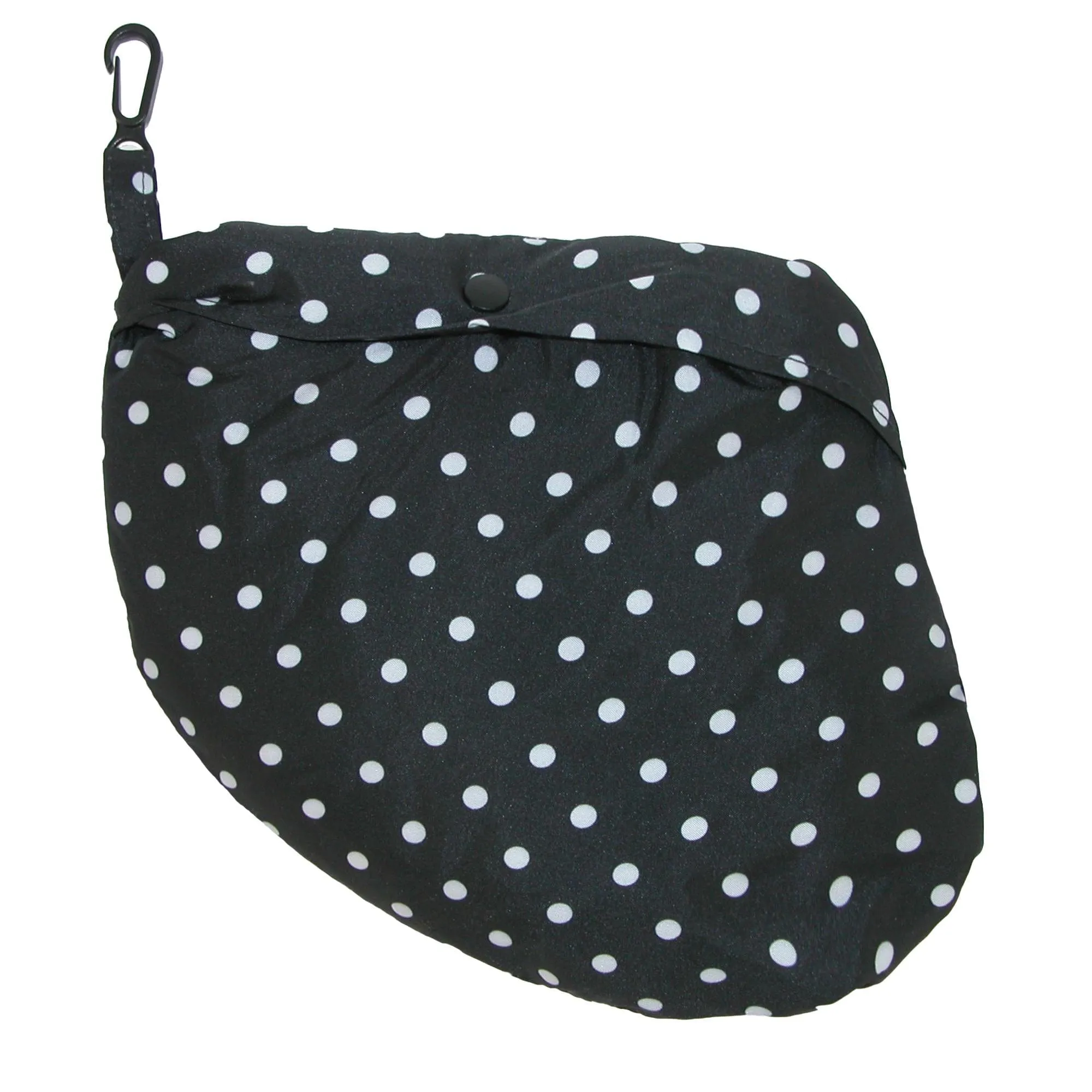 ShedRain Women's Polka-Dot Print Pouchable Poncho