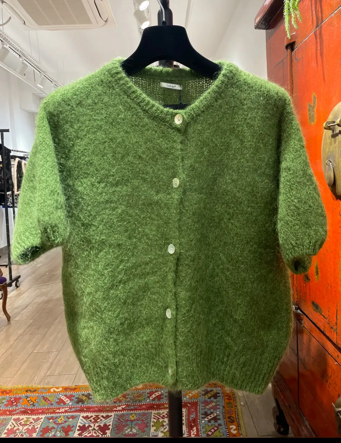 Short Sleeves mohair Cardigan