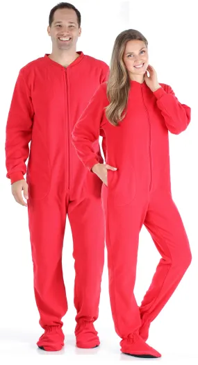 SleepytimePjs Adult Fleece Footed Onesie Pajamas Jumpsuit