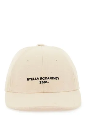 Stella mccartney baseball cap with embroidery