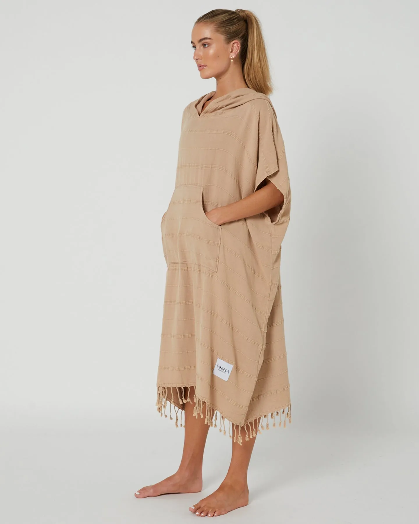 Surf Poncho/Hooded Towel – Sand