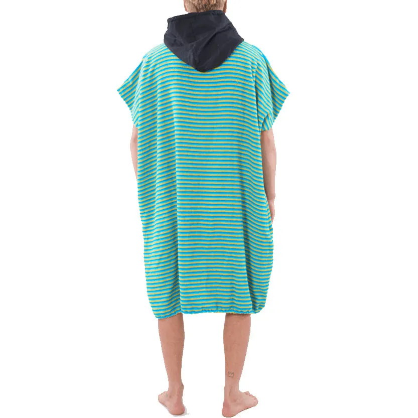 Surf Sock Hooded Towel Changing Poncho - Blue