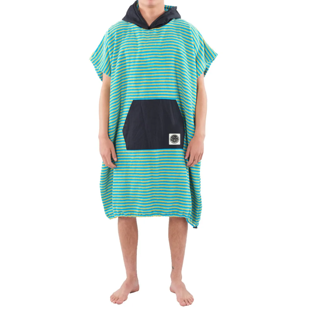 Surf Sock Hooded Towel Changing Poncho - Blue