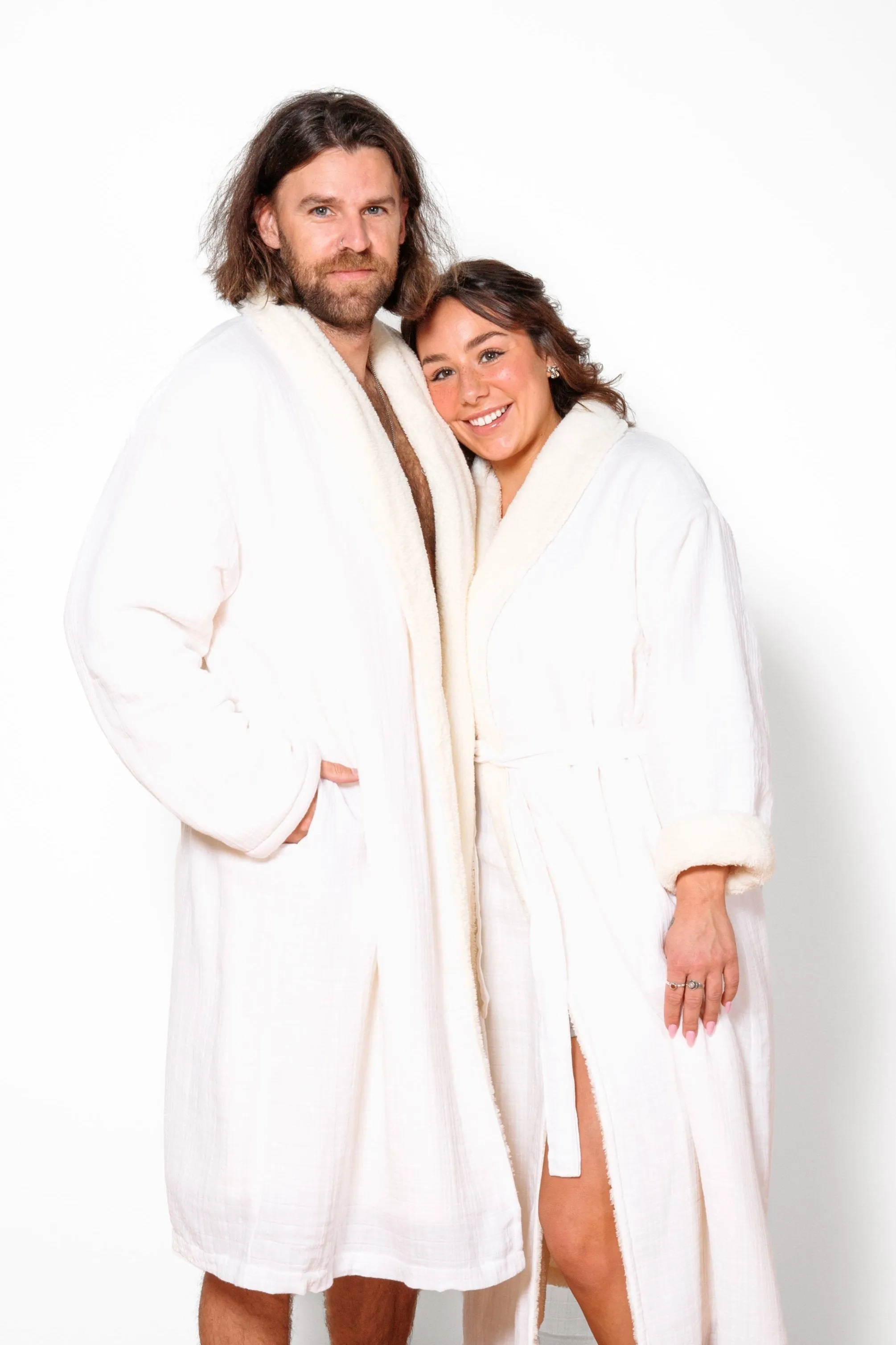 THE BOREAL | Unisex Fleece-lined Robe