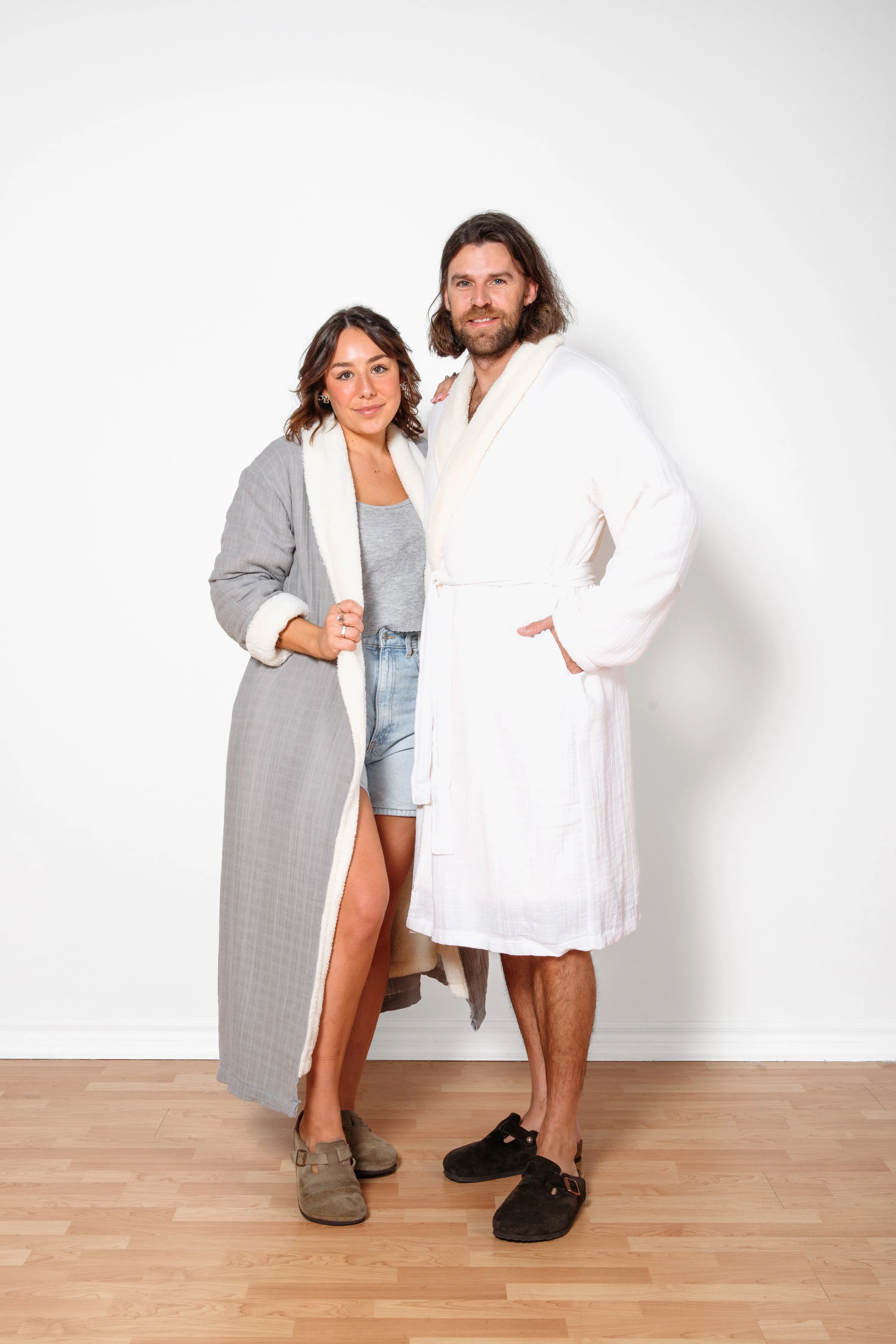 THE BOREAL | Unisex Fleece-lined Robe