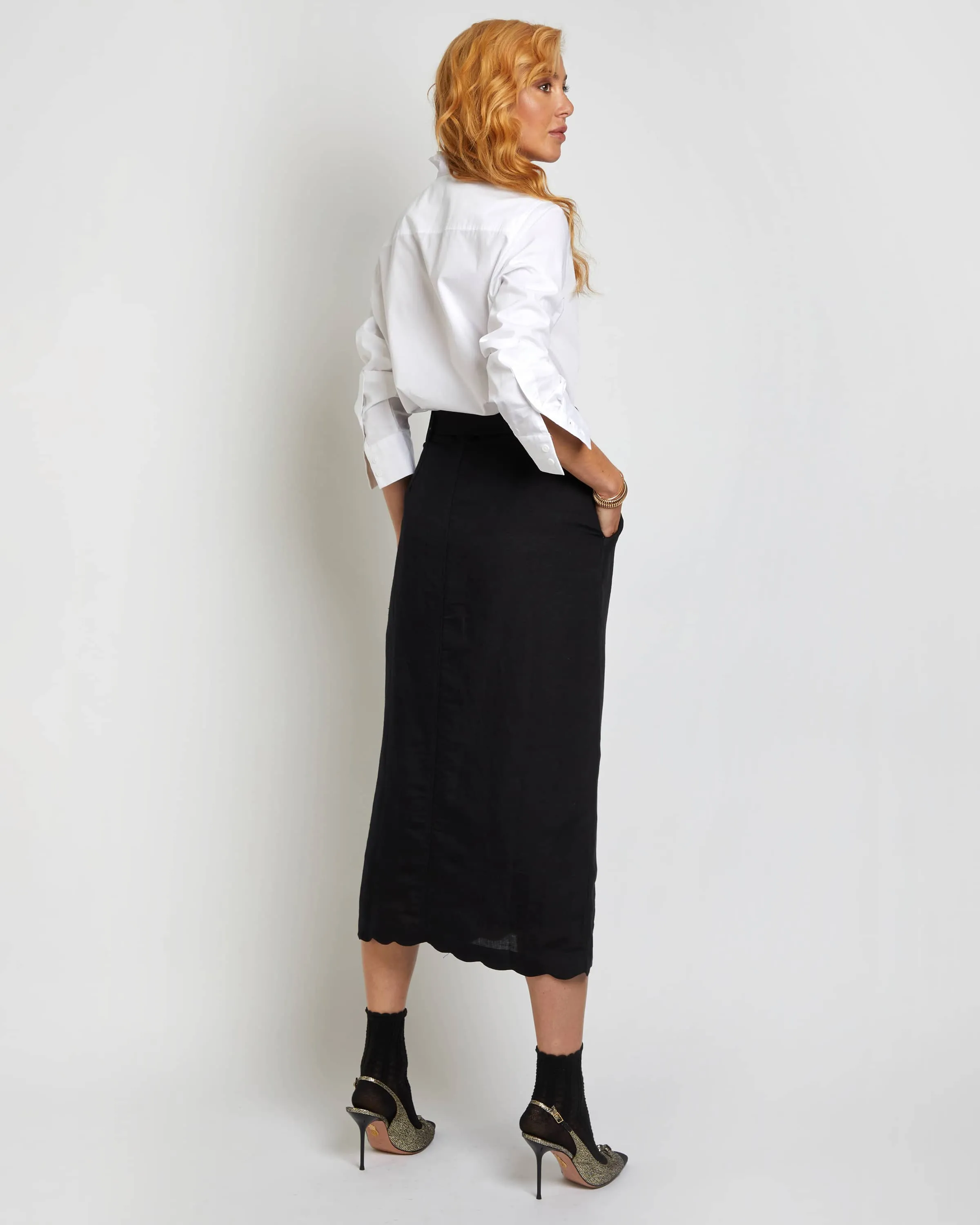 THE SARITA SKIRT BLACK