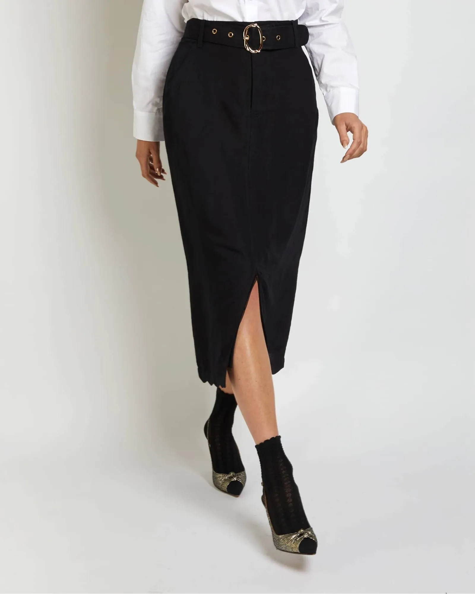 THE SARITA SKIRT BLACK