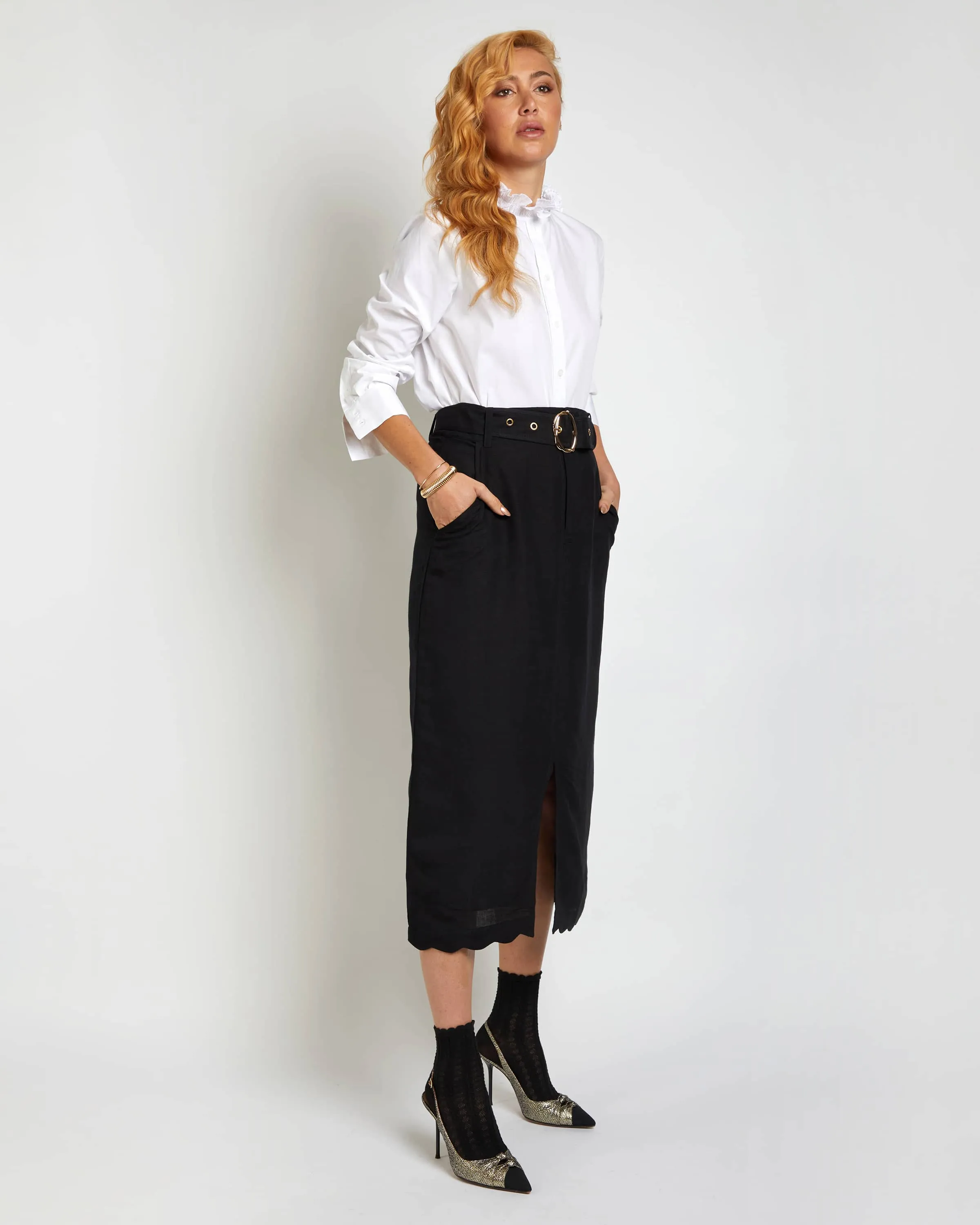 THE SARITA SKIRT BLACK