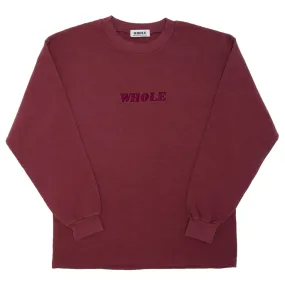 THERMAL LOGO LONG SLEEVE (wine)