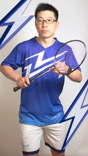 Thunderbolt Badminton/Tennis/Squash T-Shirt and Shorts