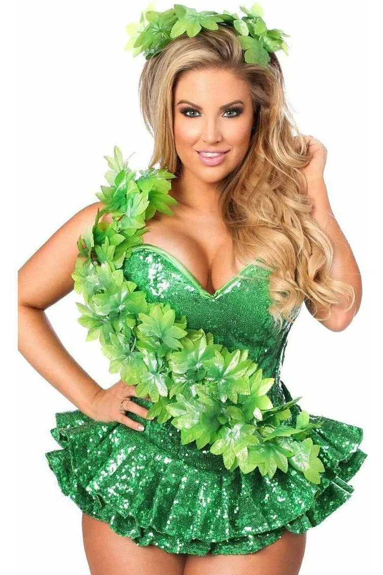 Top Drawer Premium Ivy Vixen Corset Costume