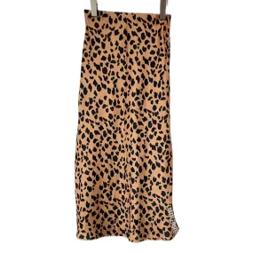 Urban Outfitters Midi Skirt Leopard Animal Print Size Small