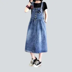 Vintage bell jean dress