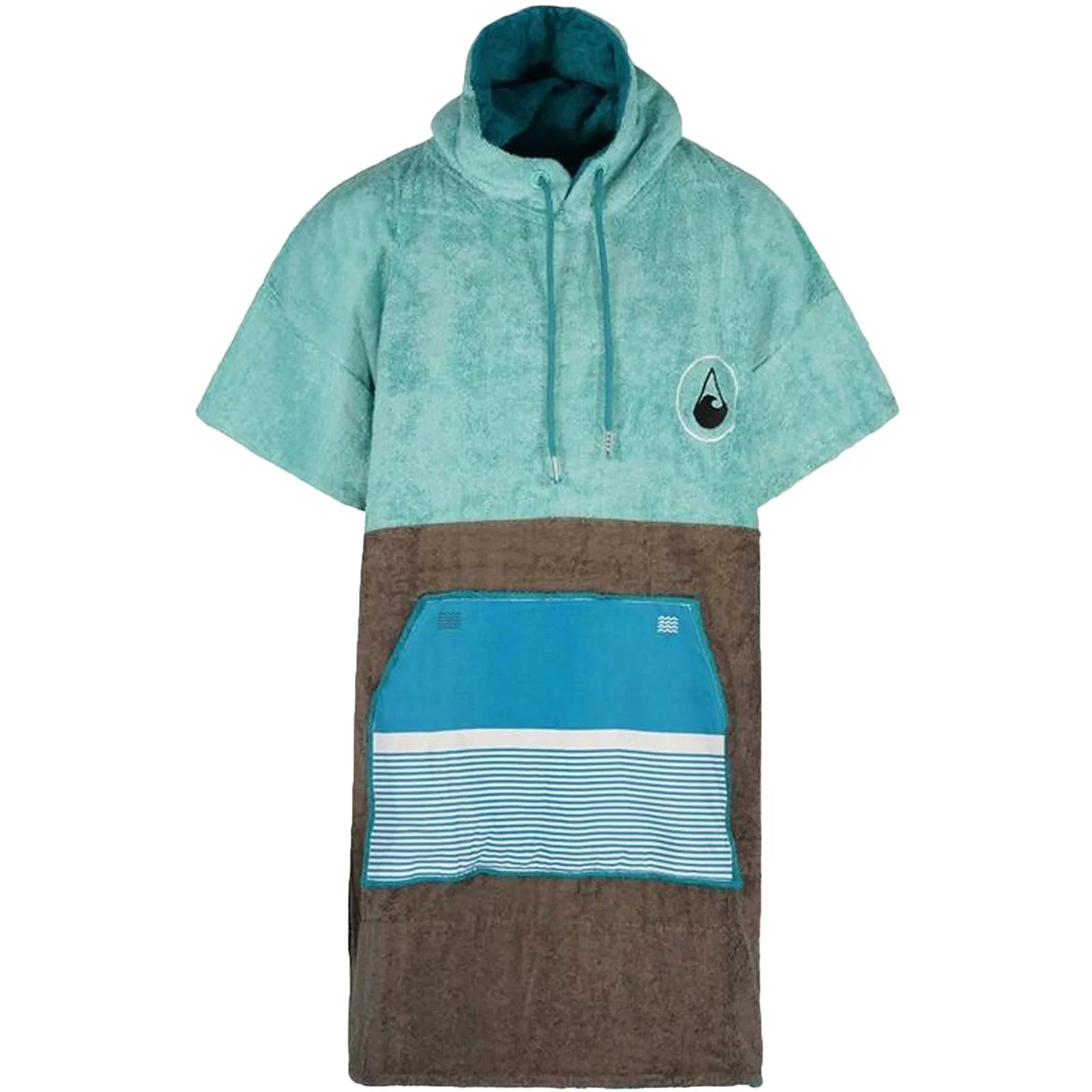 Wave Hawaii Unisex Adults Tres Surf Towel Poncho - Blue