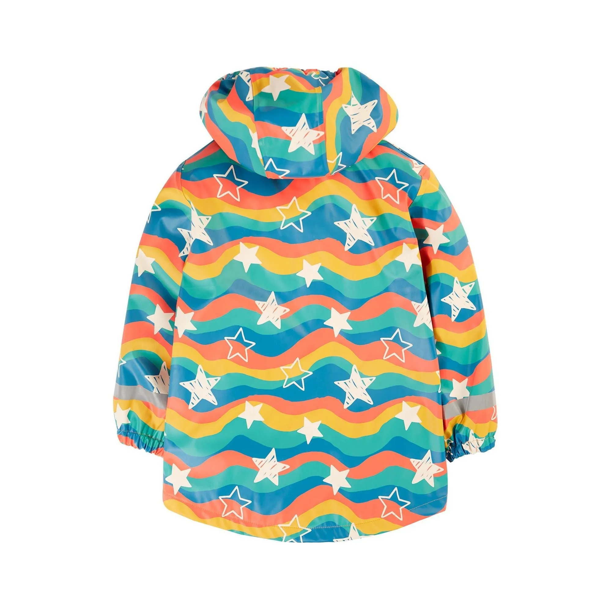 Wavy Stars Printed Puddle Buster Coat