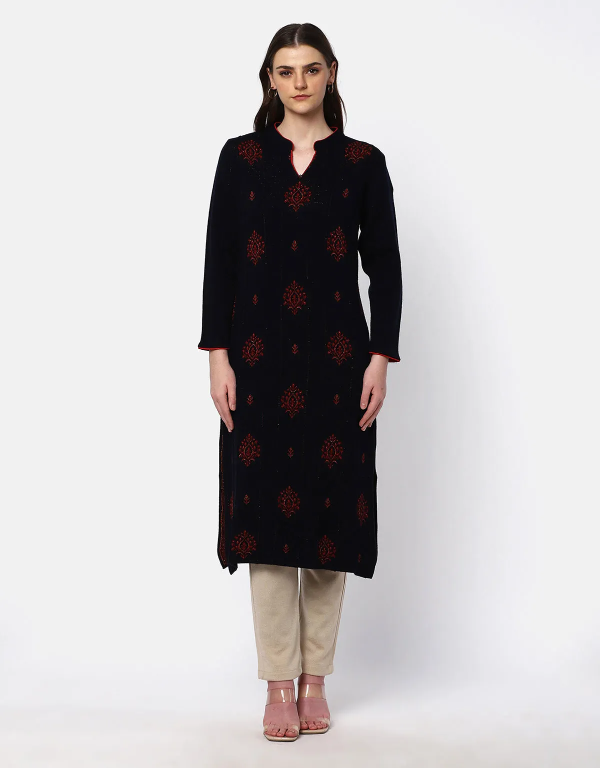 Women Winter Wear Woolen Kurti