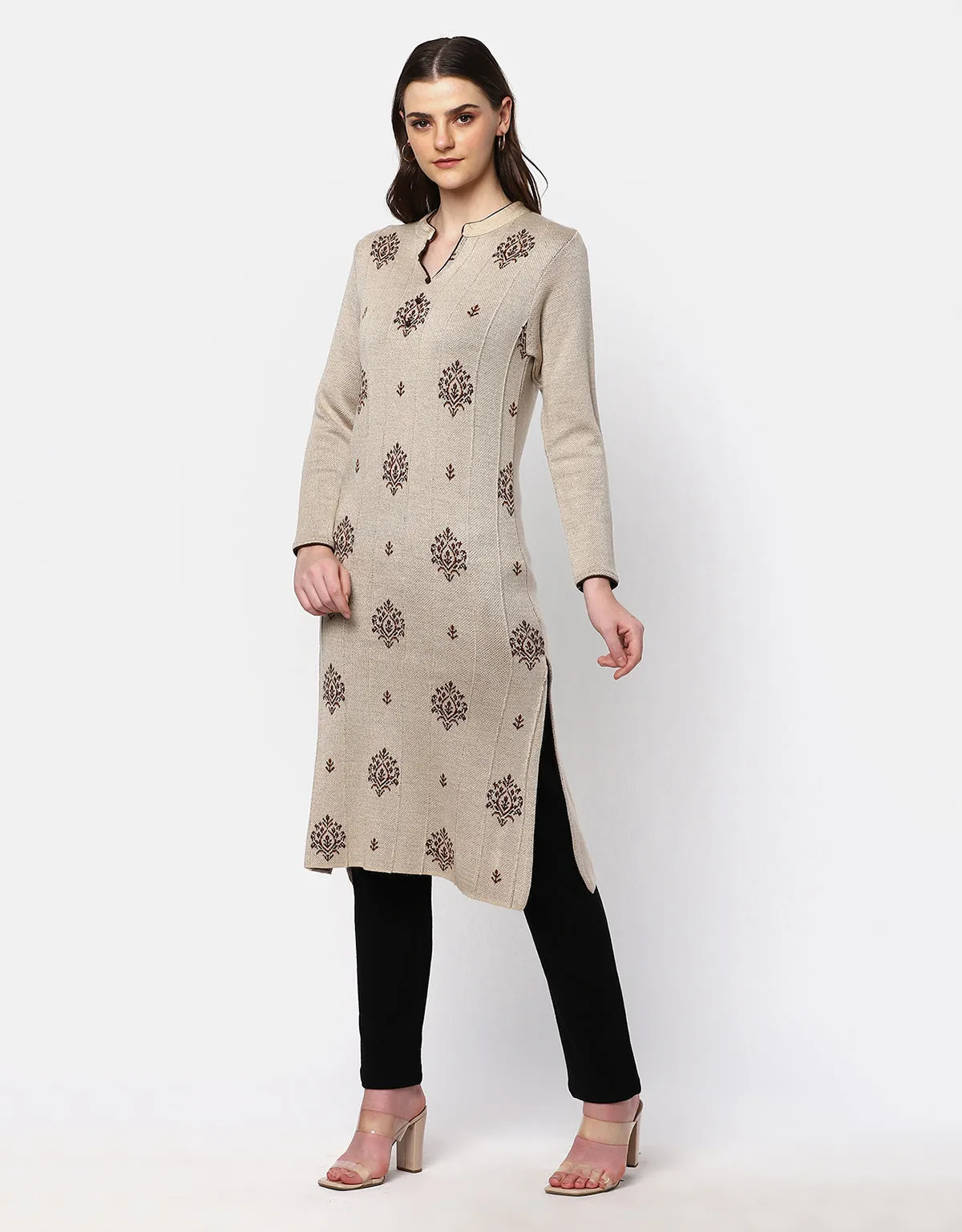 Women Winter Wear Woolen Kurti