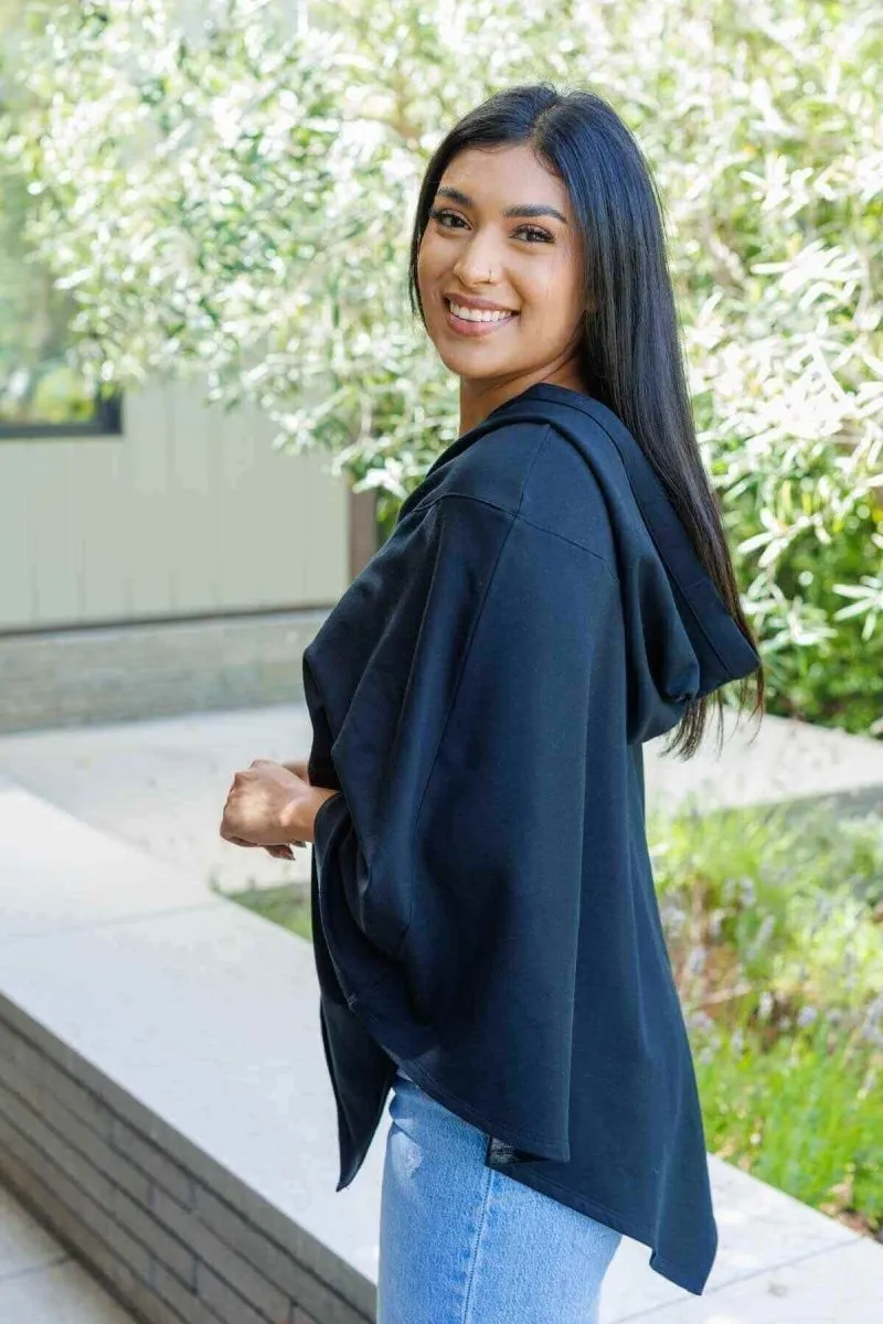 Zoe Fleece Nursing Cover & Hooded Poncho